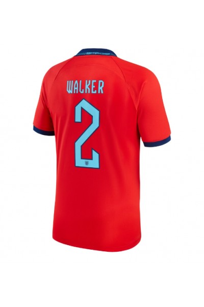 Fotbalové Dres Anglie Kyle Walker #2 Venkovní Oblečení MS 2022 Krátký Rukáv